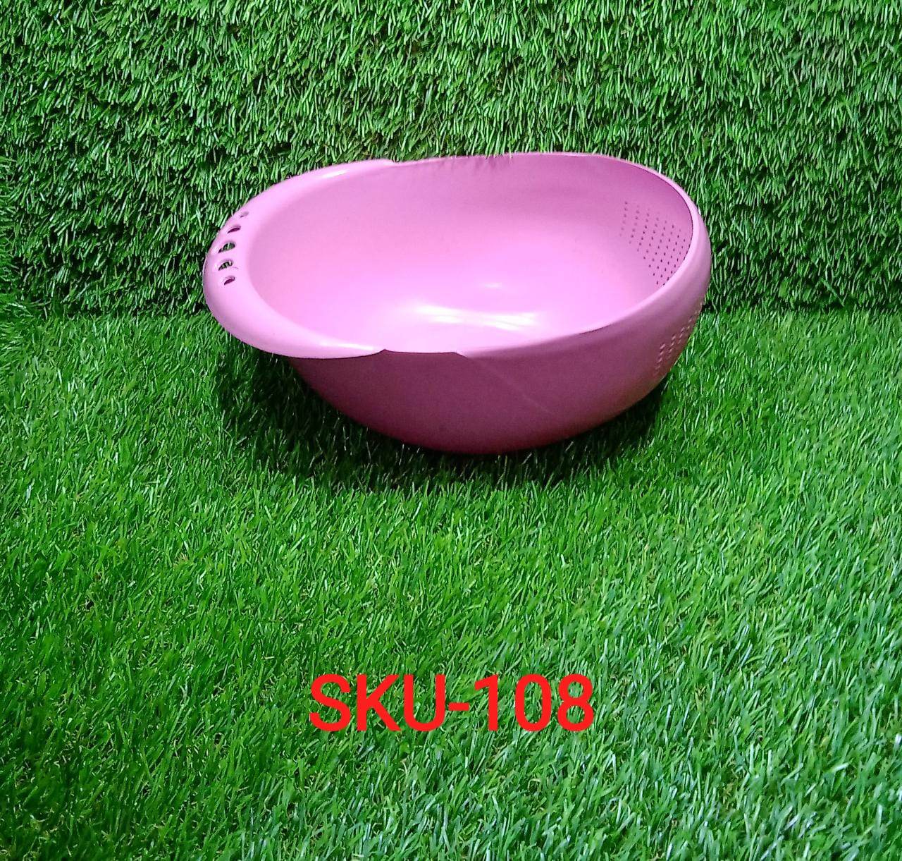 Kitchen Plastic big Rice Bowl Strainer Perfect Size for Storing and Straining - infinityexculsivestore.com