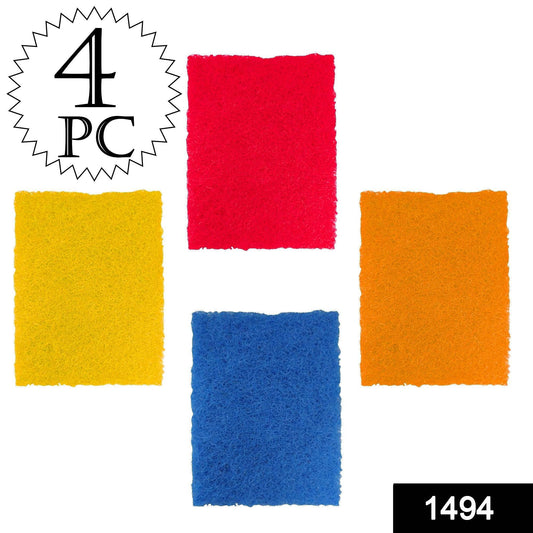 Kitchen Scrubber Pads for Utensils / Tiles Cleaning (Pack of 4) - infinityexculsivestore.com