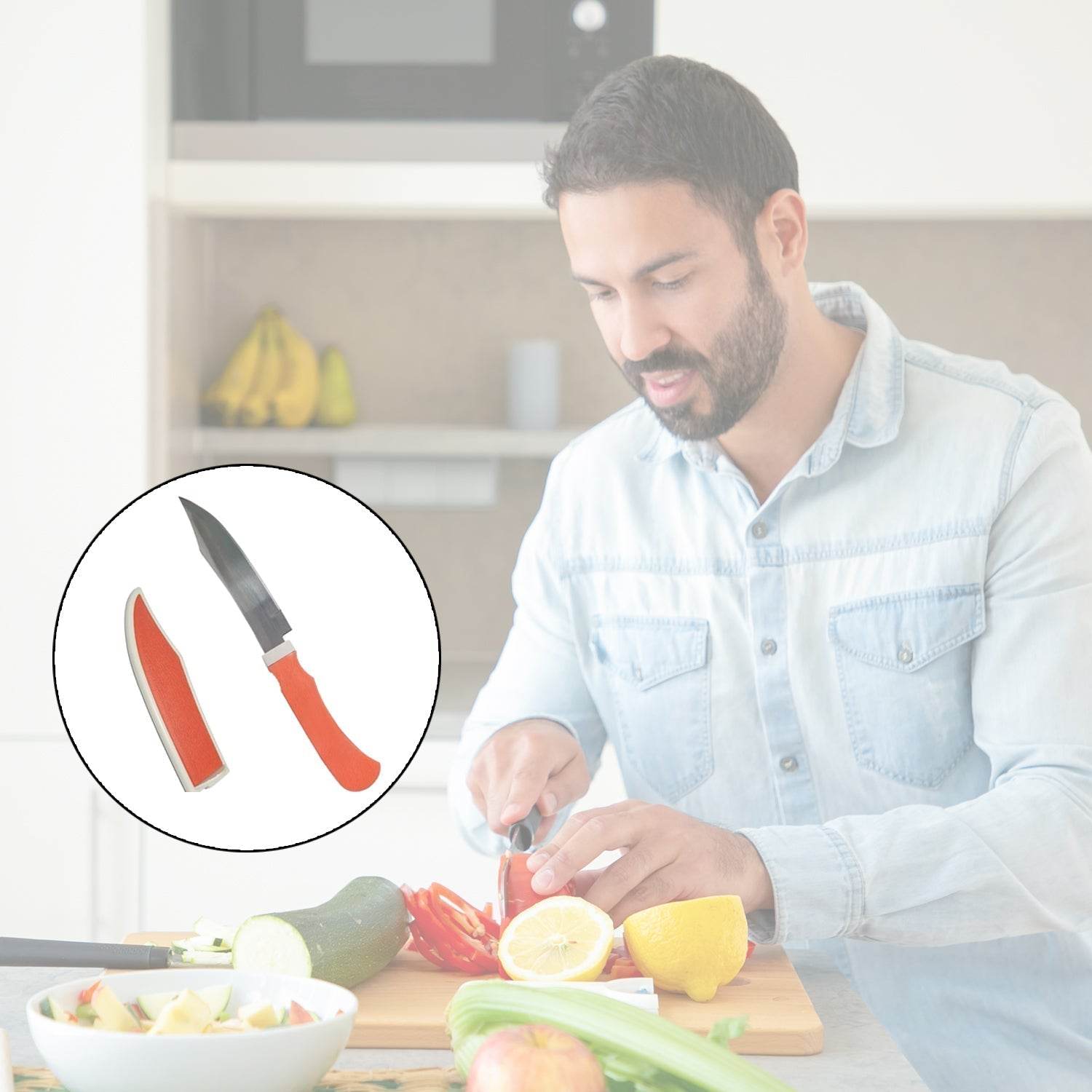 Kitchen Small Knife with cover - - infinityexculsivestore.com