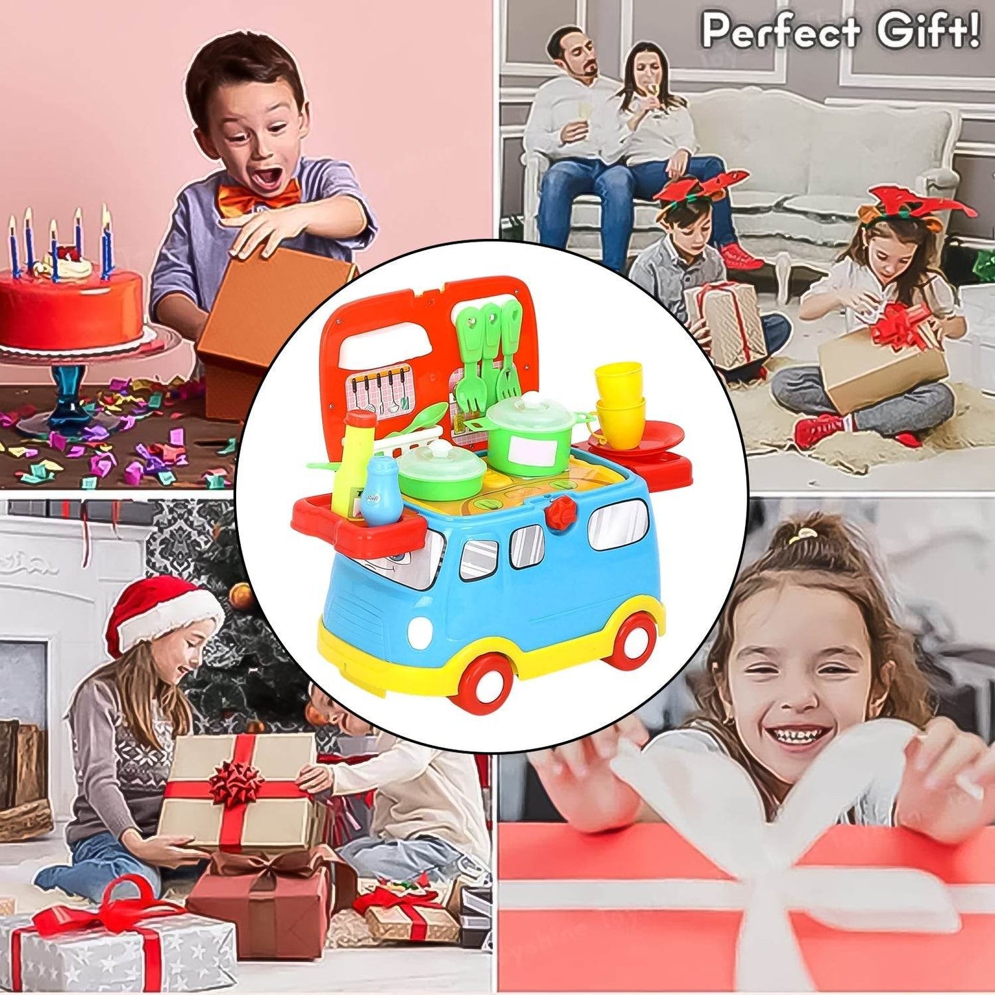 Kitchen Vehicle Set Toy for Kids Big Cooking (21 Pcs Set) - infinityexculsivestore.com