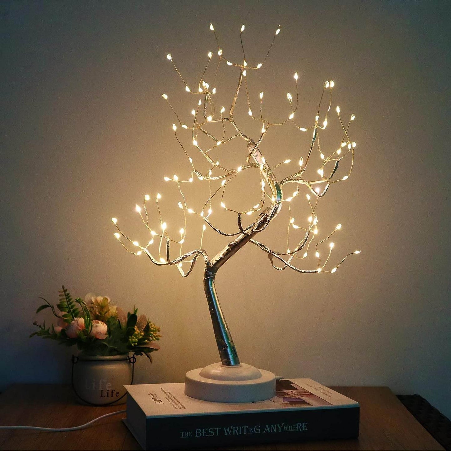 108 LED Birch Tree Lights Artificial Tabletop Fairy Tree Lamp Eight Lighting Modes USB or Battery Operated with Timer Decor for Bedroom Living Room Wedding Christmas Easter - infinityexculsivestore.com
