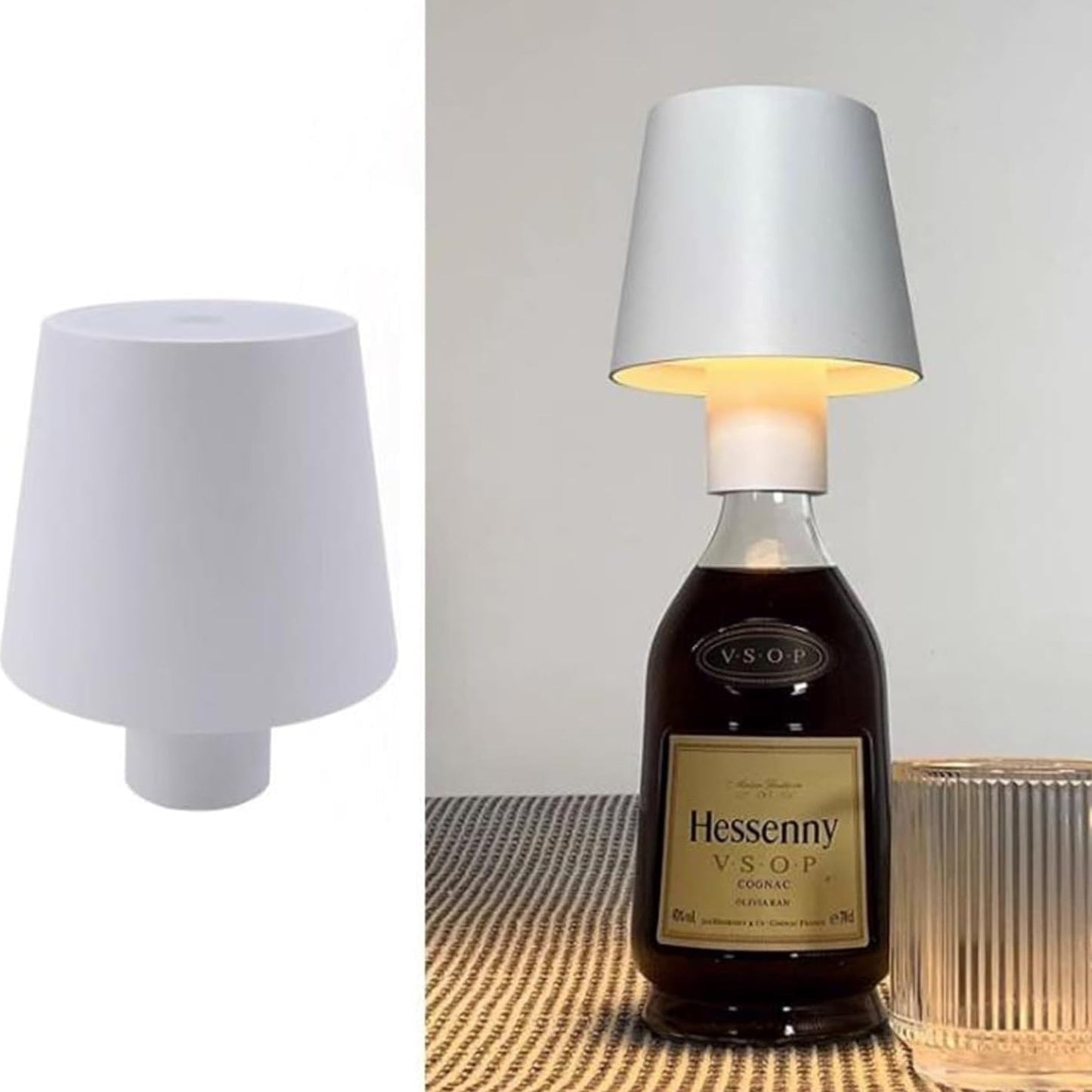 LED Dimmable Bottle Lamp 3 Color Temperature, Wireless Table Lamp for Indoor and Outdoor, USB Rechargeable Bottle Lamp for Family, Restaurant & Bar (1 Pc) - infinityexculsivestore.com