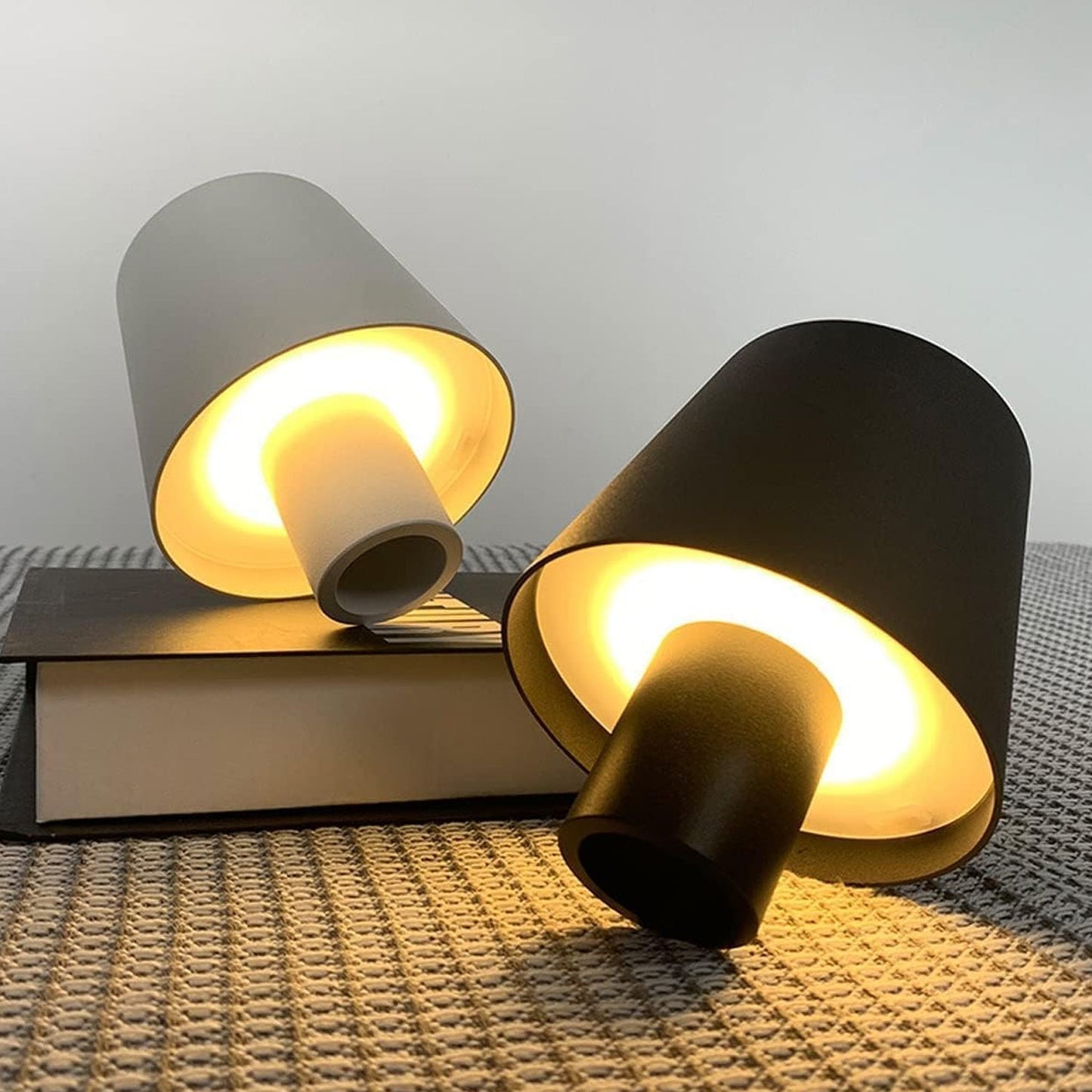LED Dimmable Bottle Lamp 3 Color Temperature, Wireless Table Lamp for Indoor and Outdoor, USB Rechargeable Bottle Lamp for Family, Restaurant & Bar (1 Pc) - infinityexculsivestore.com