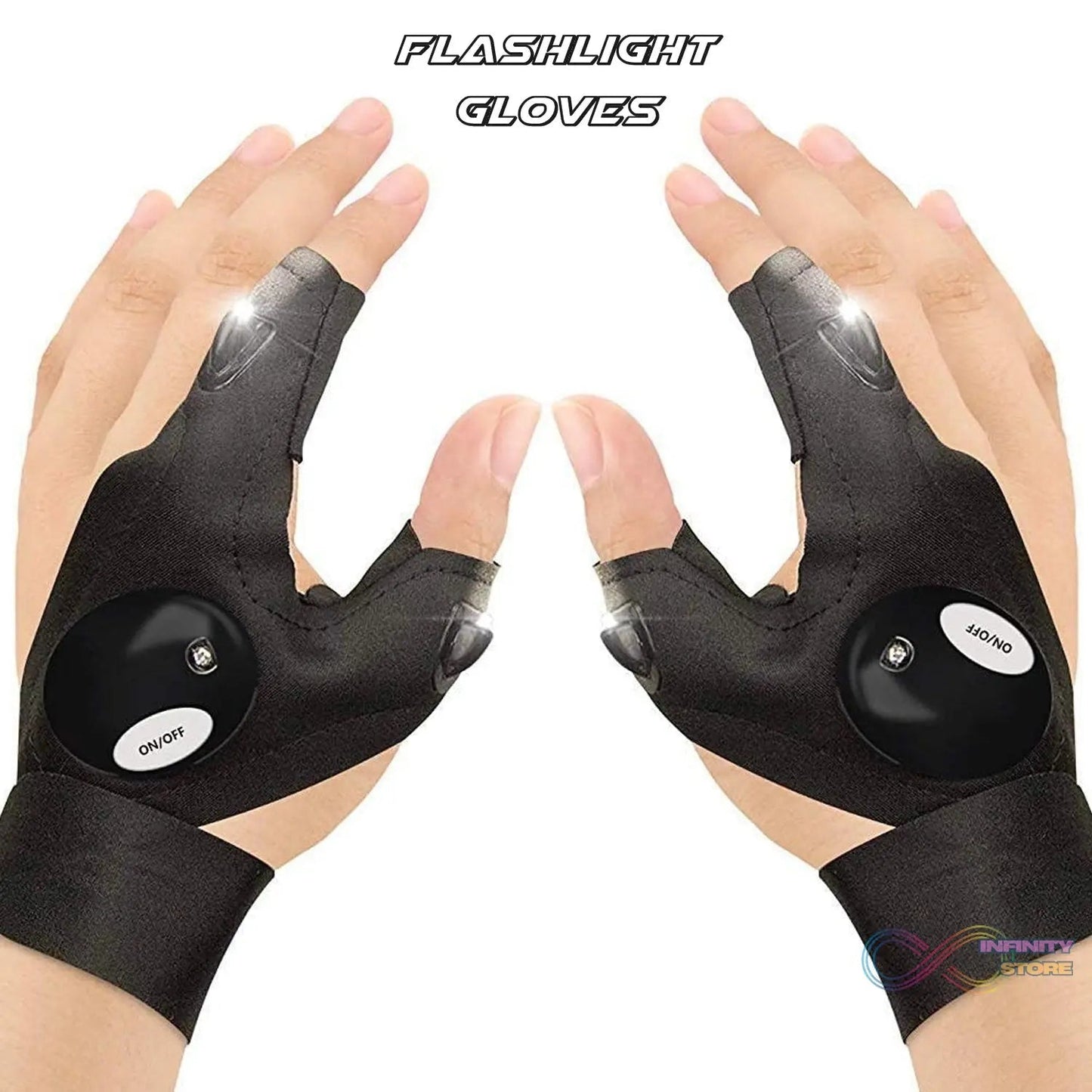 LED Flashlight Gloves Gifts for Men (Hand Gloves Light / 1 Pair) - infinityexculsivestore.com