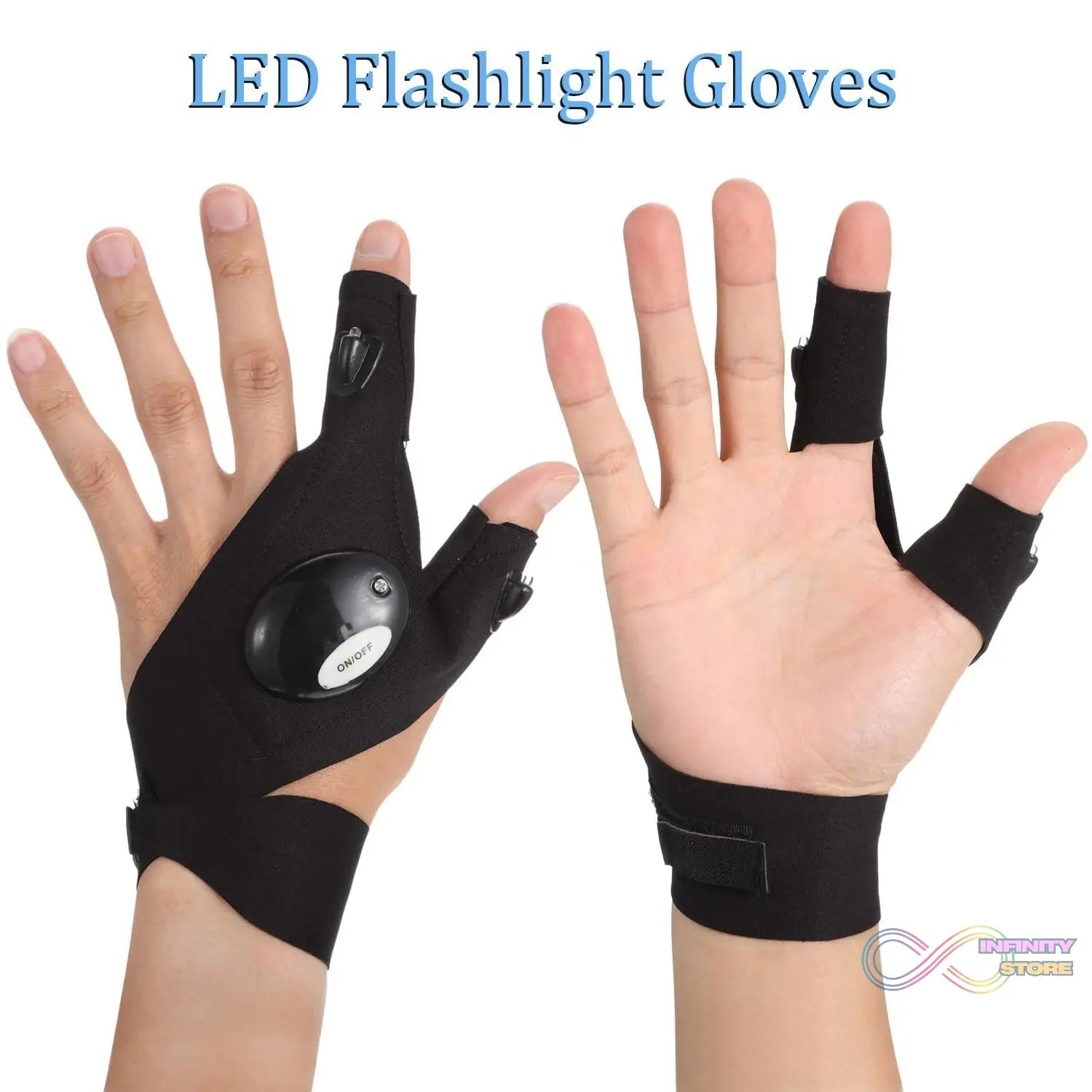 LED Flashlight Gloves Gifts for Men (Hand Gloves Light / 1 Pair) - infinityexculsivestore.com