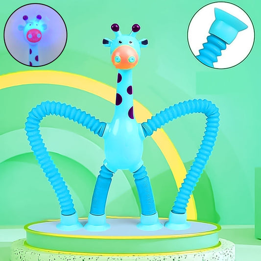 LED Giraffe Telescopic Suction Cup Toys (1 Pc) - infinityexculsivestore.com