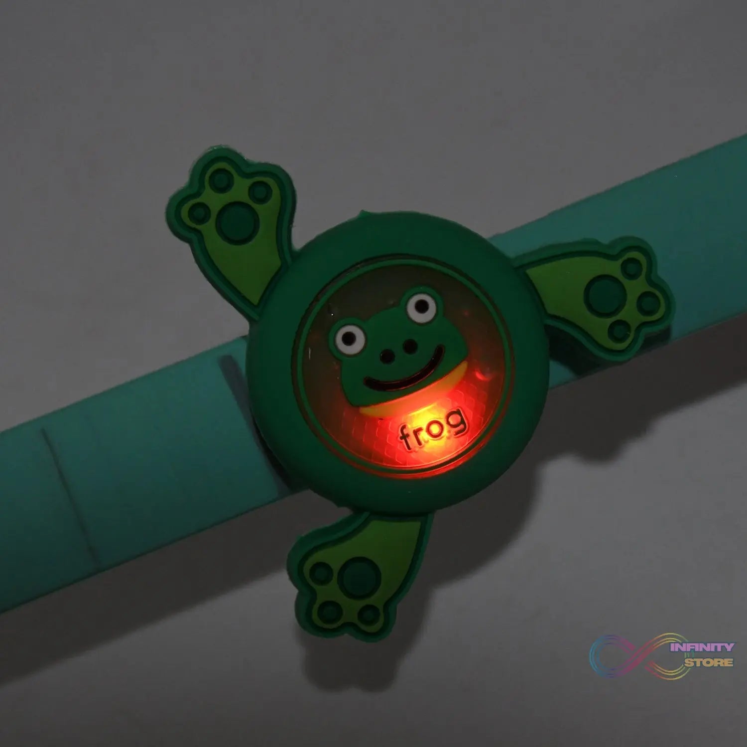 LED Light & Spinning Slap Kids Cartoon Bracelet Wrist Band (1 Pc / Mix Design) - infinityexculsivestore.com