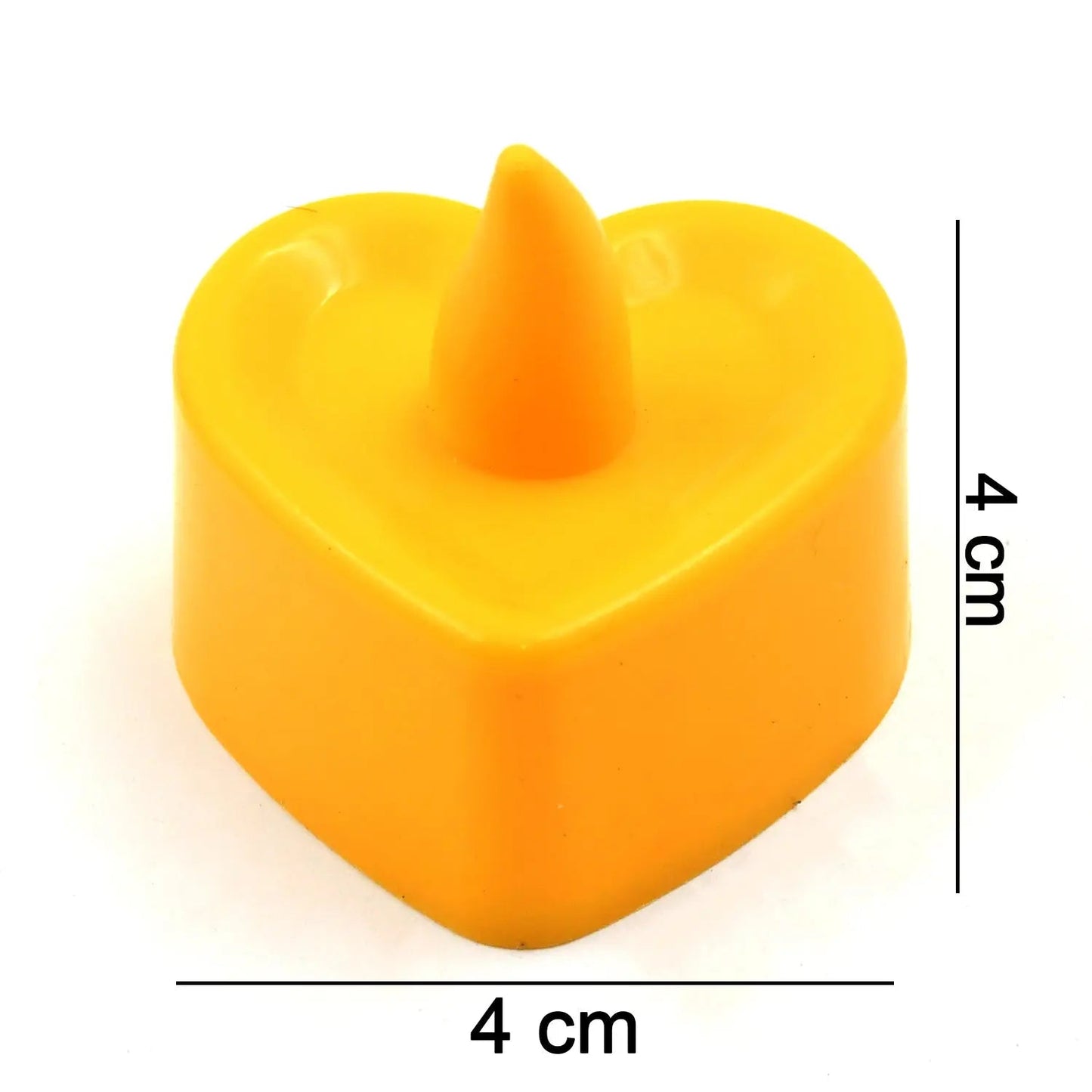 LED Tealights, Smokeless Plastic Decorative Candles (Pack Of 6 / Multicolor) - infinityexculsivestore.com
