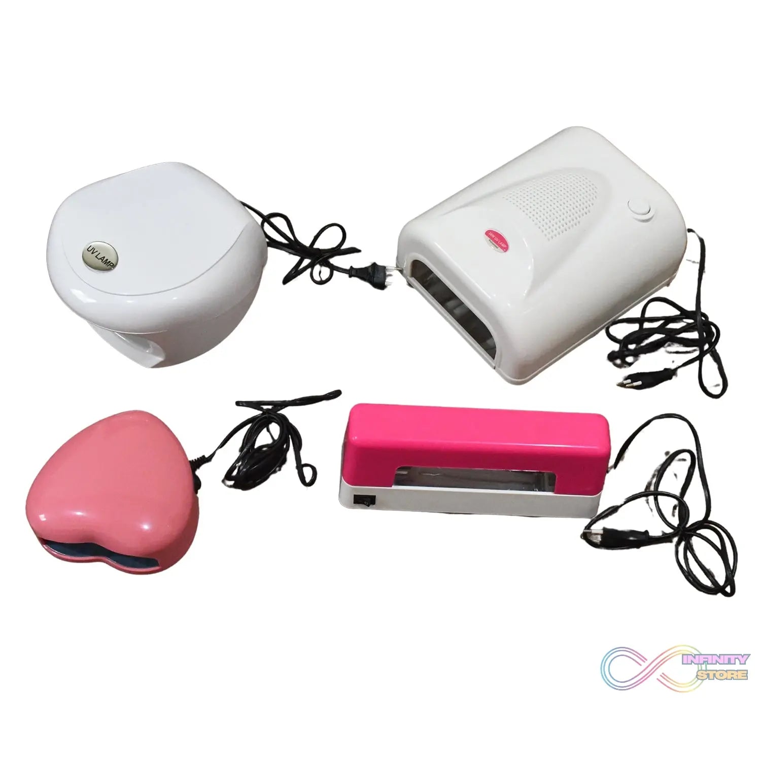 LED UV Lamp Nail Dryer Gel Nail Lamp Nail Polish Curing Lamp (1 Pc / Mix Design) - infinityexculsivestore.com