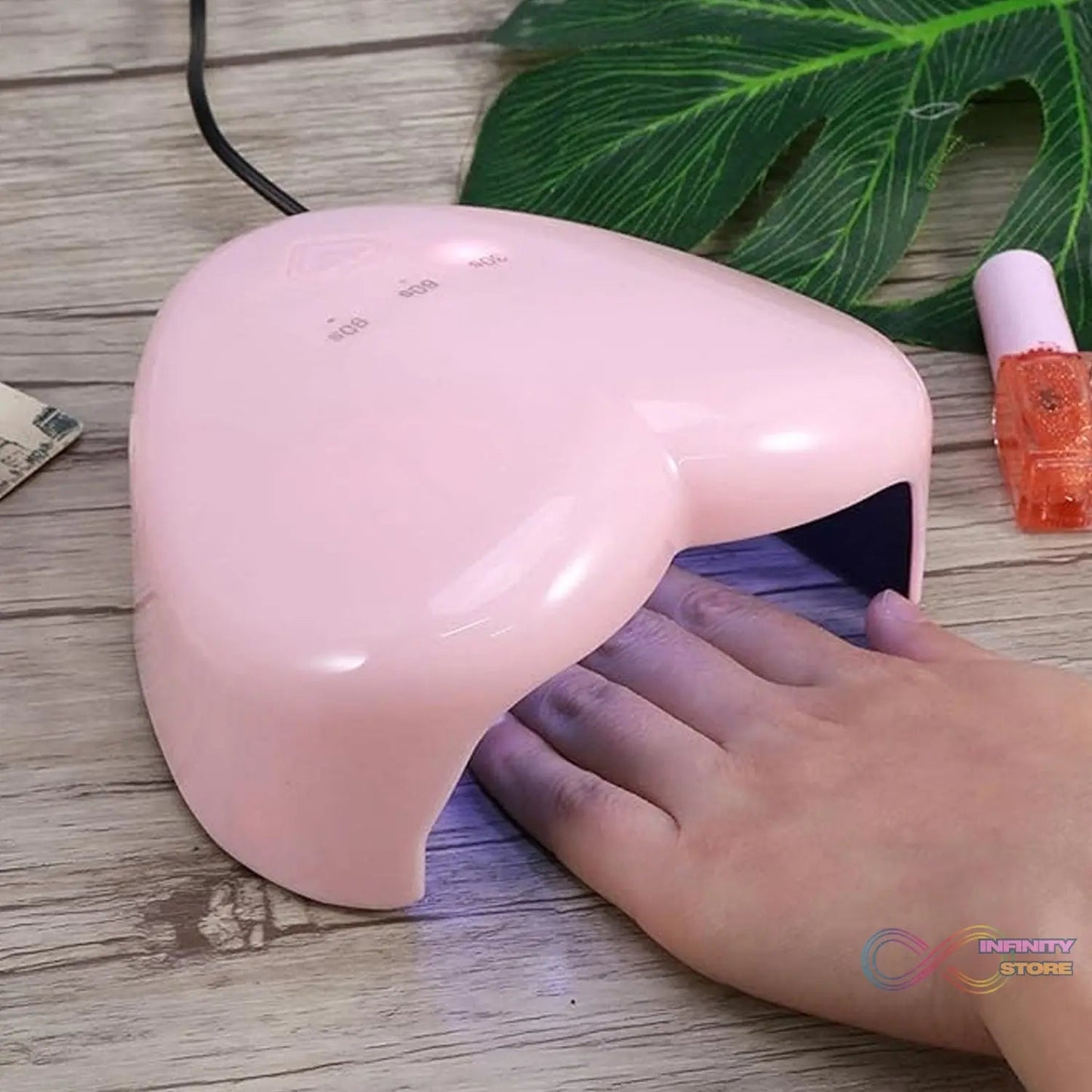 LED UV Lamp Nail Dryer Gel Nail Lamp Nail Polish Curing Lamp (1 Pc / Mix Design) - infinityexculsivestore.com