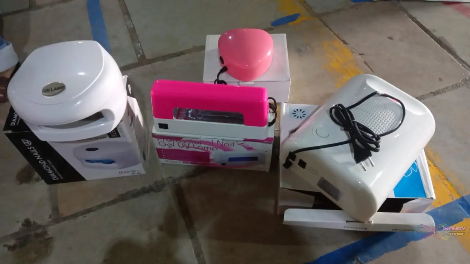 LED UV Lamp Nail Dryer Gel Nail Lamp Nail Polish Curing Lamp (1 Pc / Mix Design) - infinityexculsivestore.com