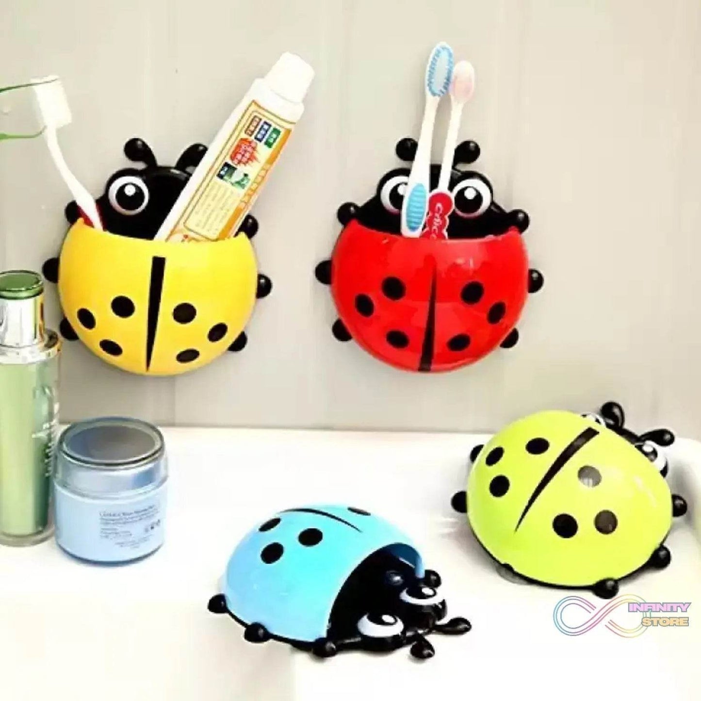 Ladybug Toothbrush Holder (1 Pc) - infinityexculsivestore.com