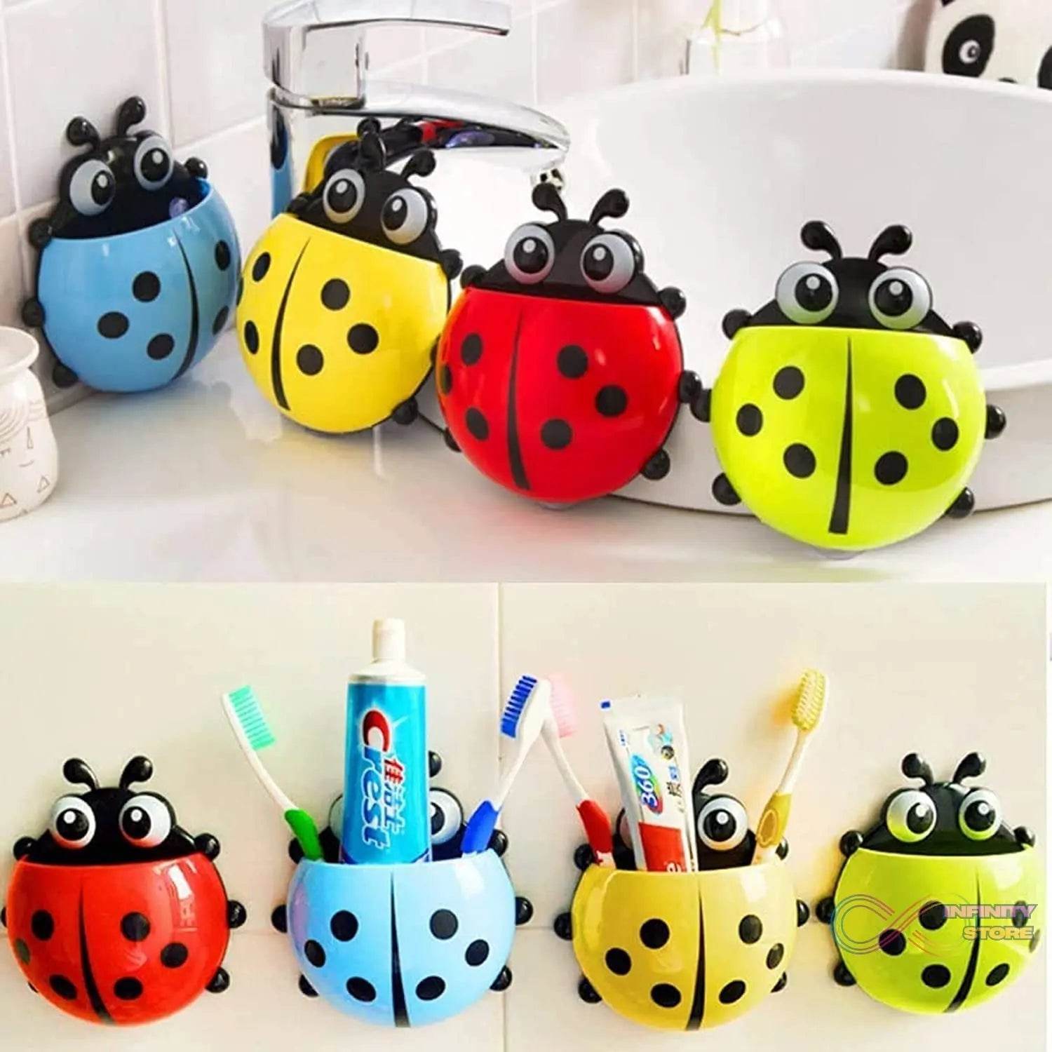 Ladybug Toothbrush Holder (1 Pc) - infinityexculsivestore.com