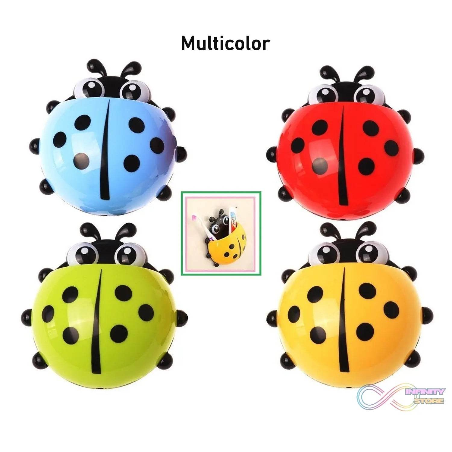 Ladybug Toothbrush Holder (1 Pc) - infinityexculsivestore.com