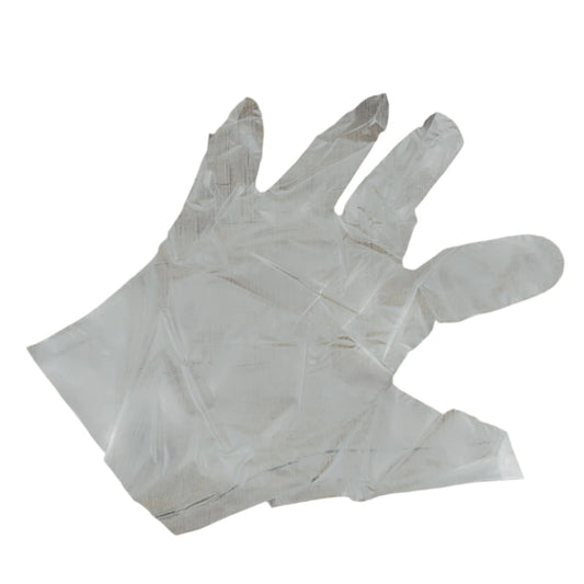 Large Disposable Gloves (100 Pcs): Clear Plastic, Multipurpose - infinityexculsivestore.com