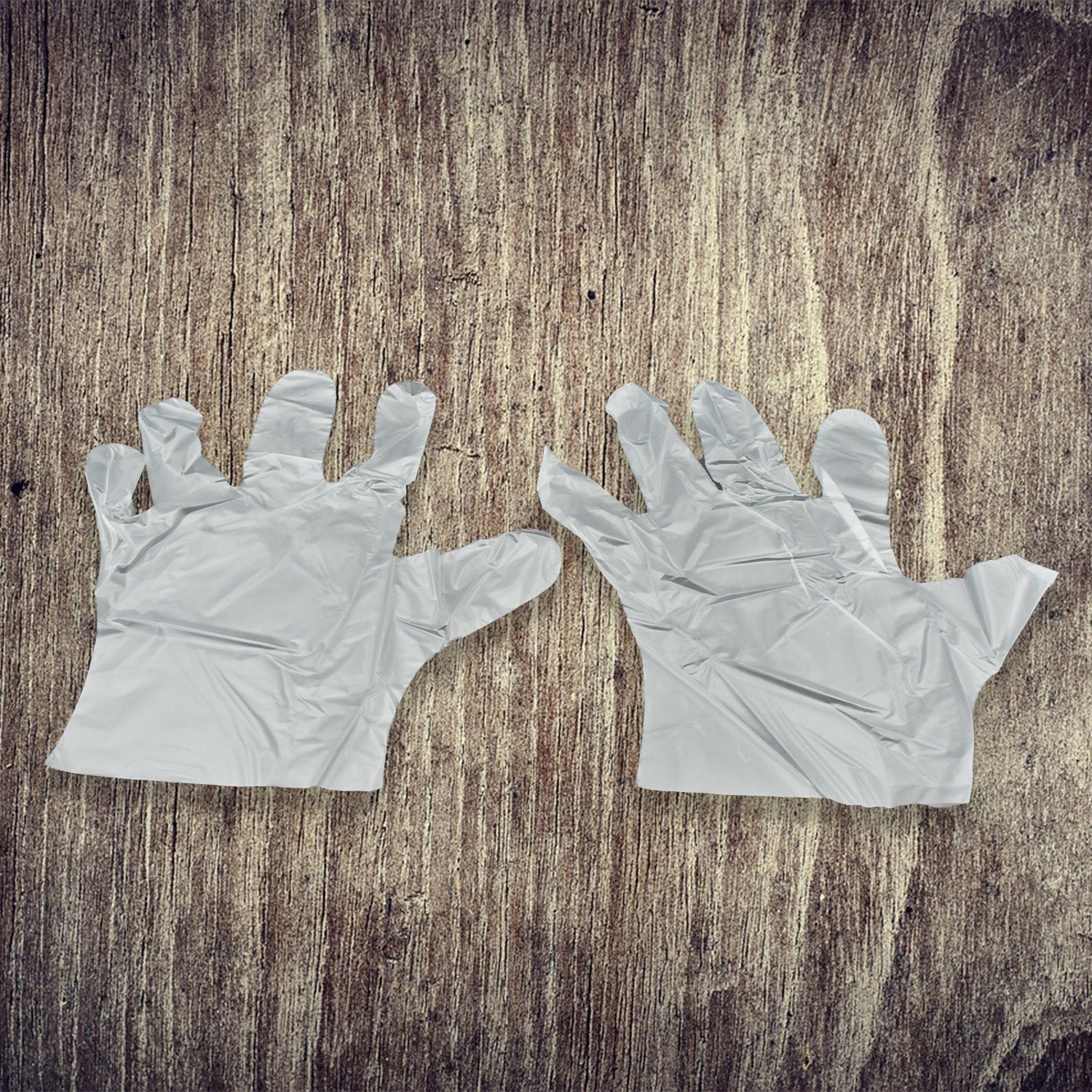 Large Disposable Gloves (100 Pcs): Clear Plastic, Multipurpose - infinityexculsivestore.com