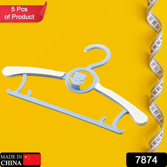 Large Dress Hanger Plastic Adjustable Child, Plastic Hangers Space Saving Lightweight Hangers, for Clothes, Coat, Shirt, Closet Cloth Hangers Ideal (5pc) - infinityexculsivestore.com