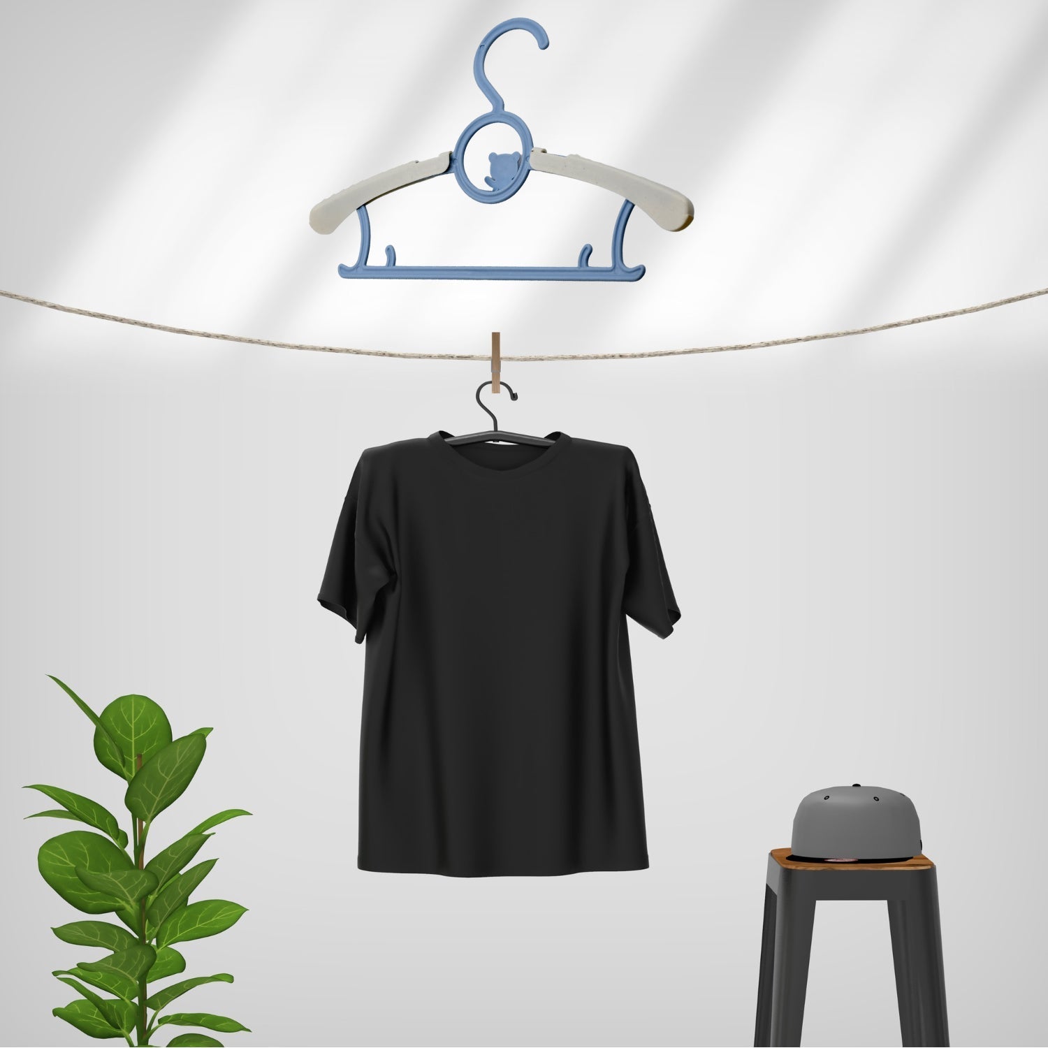 Large Dress Hanger Plastic Adjustable Child, Plastic Hangers Space Saving Lightweight Hangers, for Clothes, Coat, Shirt, Closet Cloth Hangers Ideal (5pc) - infinityexculsivestore.com