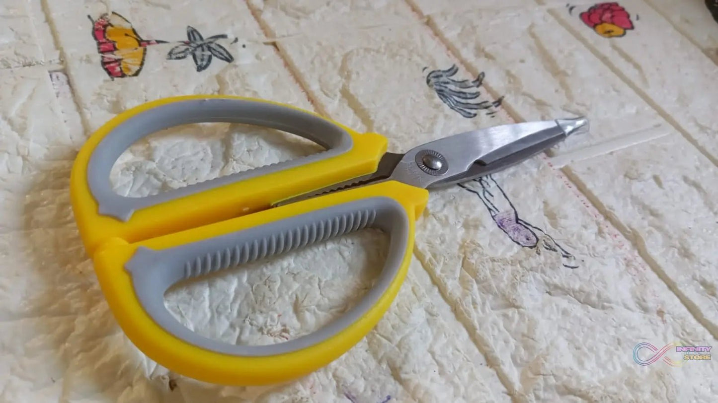 Large Multipurpose Scissors: Comfort Grip & Precision Cuts (1 Pc) - infinityexculsivestore.com