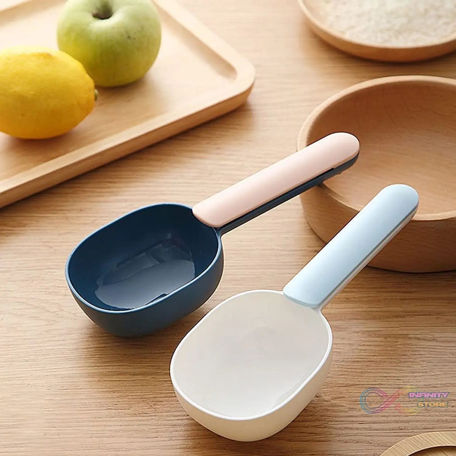 Large Plastic Measuring Spoons Flour Scoops for Home Kitchen (1 Pc) - infinityexculsivestore.com