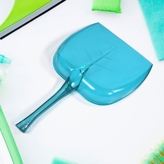 Large Unbreakable Plastic Dustpan with Long Handle for Home and Kitchen (1 Pc) - infinityexculsivestore.com