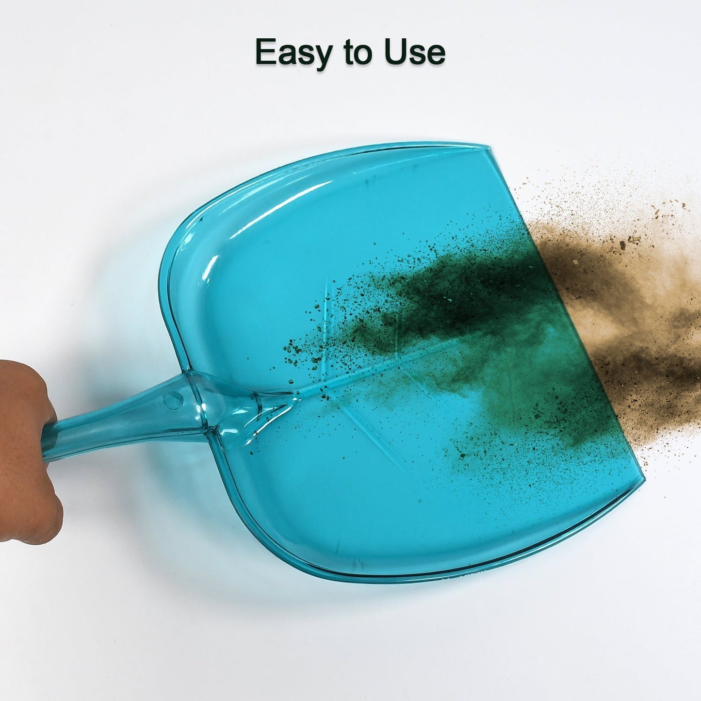 Large Unbreakable Plastic Dustpan with Long Handle for Home and Kitchen (1 Pc) - infinityexculsivestore.com
