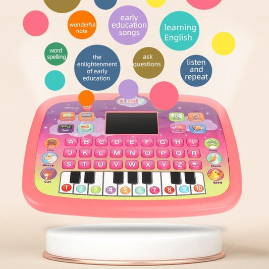 Learning Educational Computer Kids Piano Laptop with LED Screen & Music - infinityexculsivestore.com