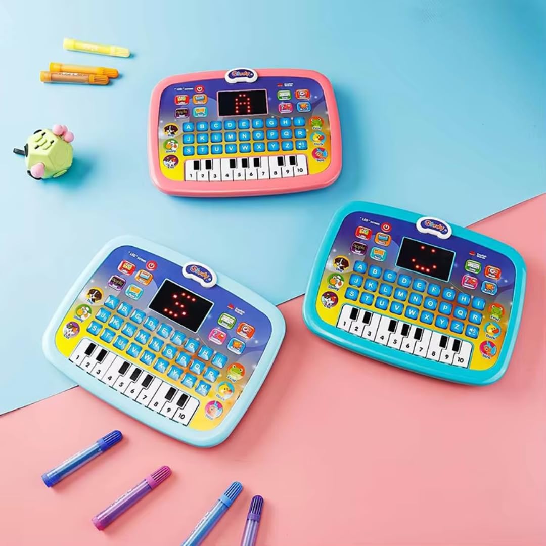 Learning Educational Computer Kids Piano Laptop with LED Screen & Music - infinityexculsivestore.com