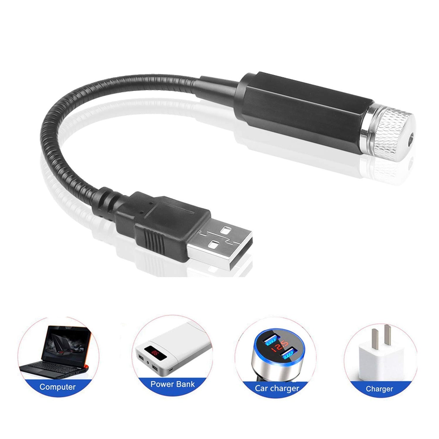 Light Galaxy Night Sky Ambiance Laser Micro Projector Atmosphere Ambient Roof Usb Light - infinityexculsivestore.com