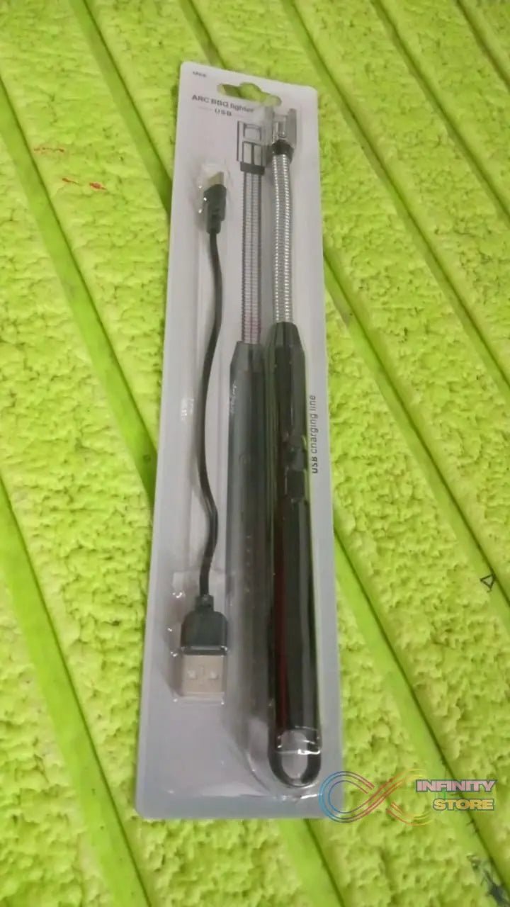 Lighter Long Flexible Electric Arc USB Rechargeable Windproof Flameless Electronic Smoking Plasma Lighters - infinityexculsivestore.com