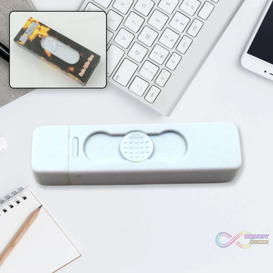 Stylish Electric USB Lighter for Men & Women, Regular Cigarettes Portable USB Rechargeable Flameless, Coil Slim Cigarette Lighter with Charging Cable, Windproof E lighter, Lighter for Smoking (1 Pc ) - infinityexculsivestore.com