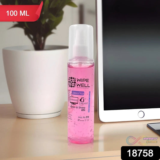 Liquid Gadget Gel Solution to Clean Mobile / Laptop Screen (100 ML) - infinityexculsivestore.com