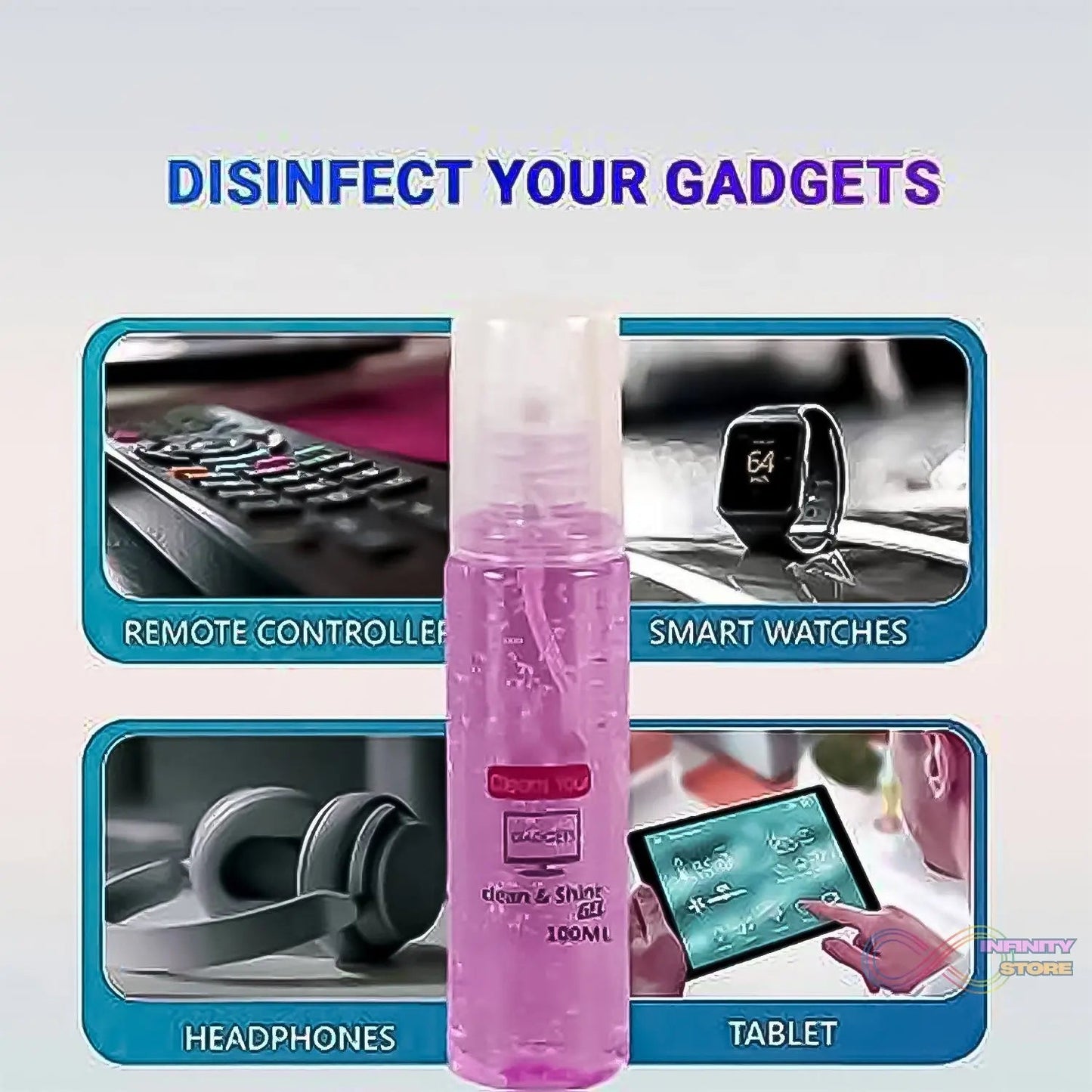 Liquid Gadget Gel Solution to Clean Mobile / Laptop Screen (100 ML) - infinityexculsivestore.com