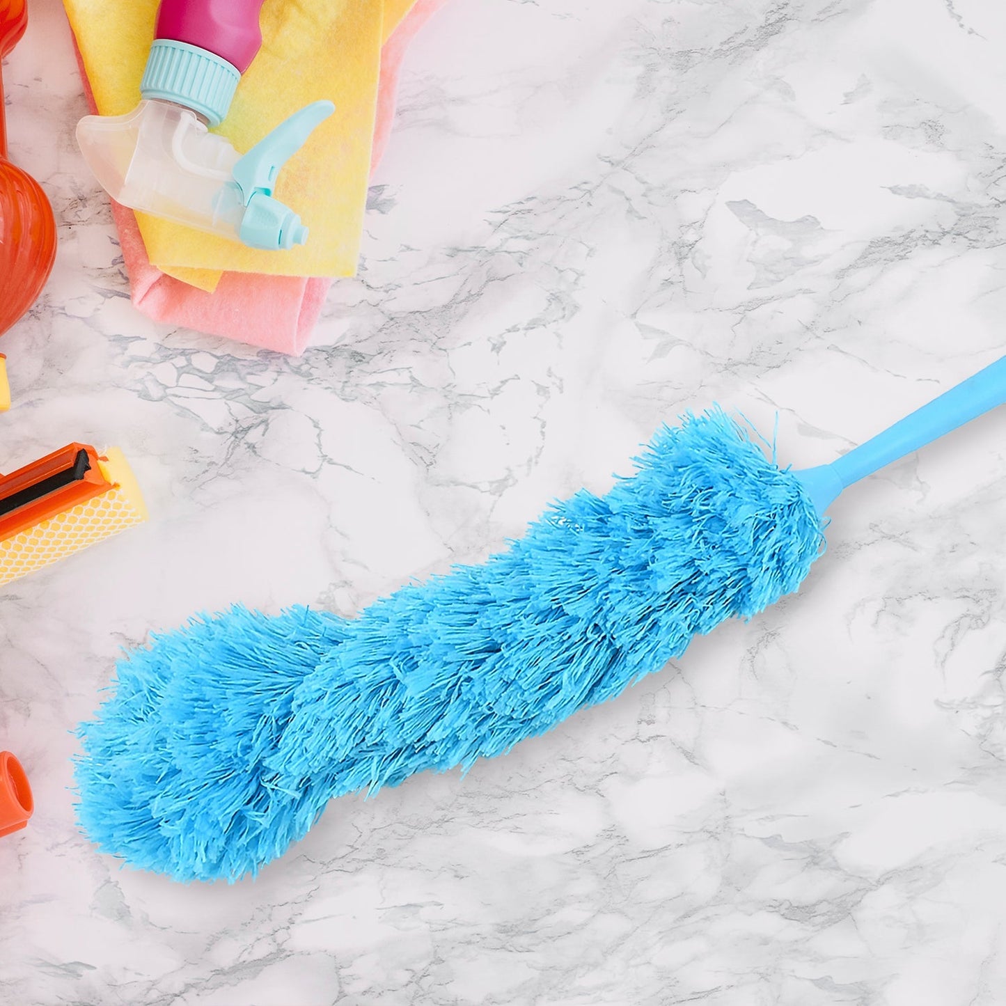 Long Handle Dust Cleaning Brush, Adjustable Microfiber dust Brush, Foldable Home appliances Ceiling Cleaner, Latest Home Improvement Products - infinityexculsivestore.com