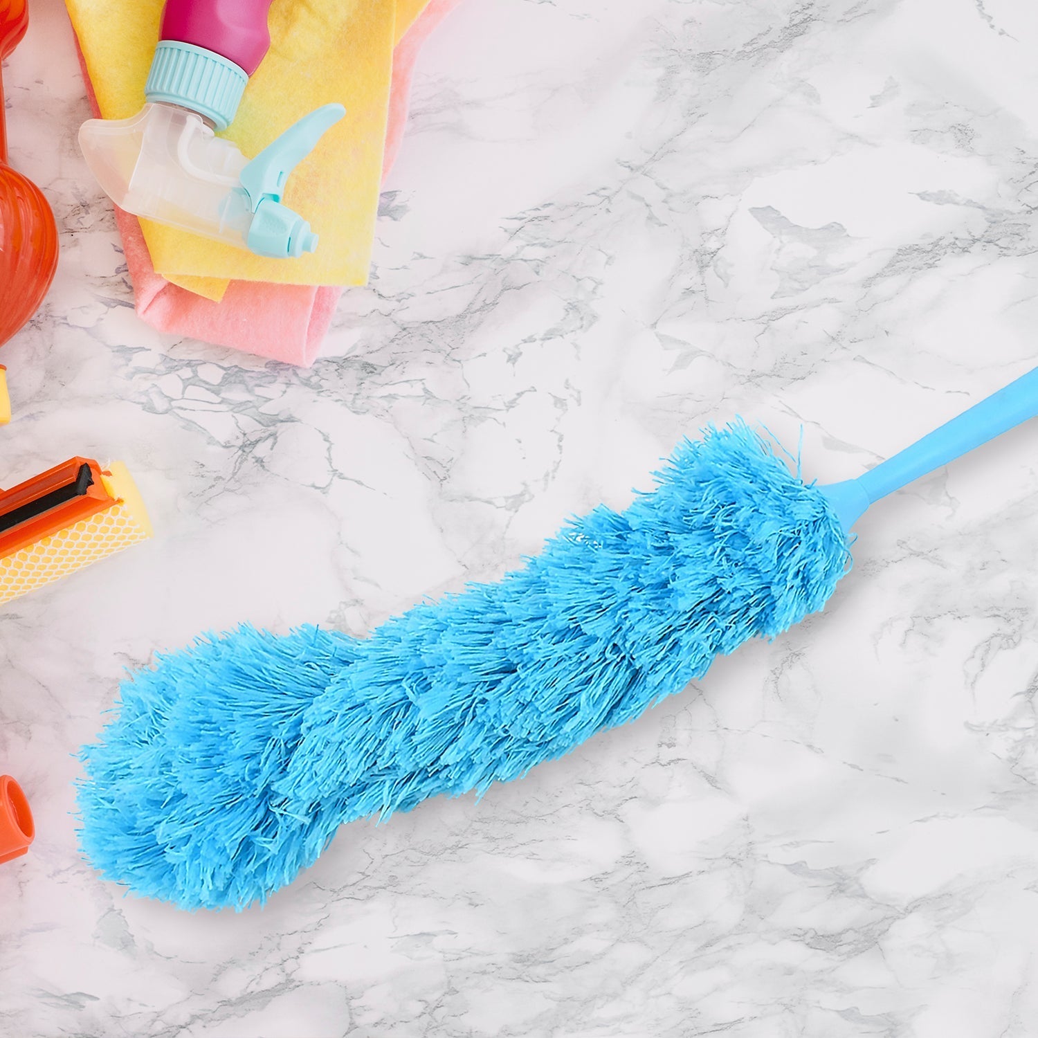 Long Handle Dust Cleaning Brush, Adjustable Microfiber dust Brush, Foldable Home appliances Ceiling Cleaner, Latest Home Improvement Products - infinityexculsivestore.com