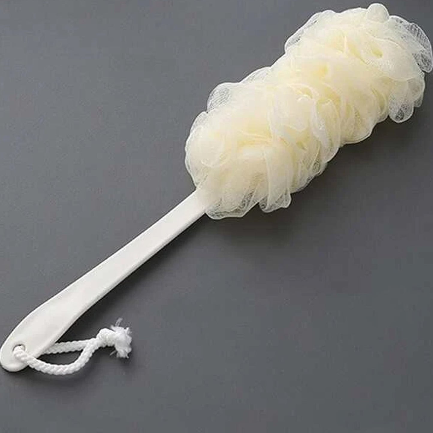 Loofah Back Scrubber for Shower, Long Handle Bath Sponge Shower Brush, Soft Nylon Mesh Back Cleaner Washer, Body Bath Brush for Women and Men, Bathroom Shower Accessories - infinityexculsivestore.com