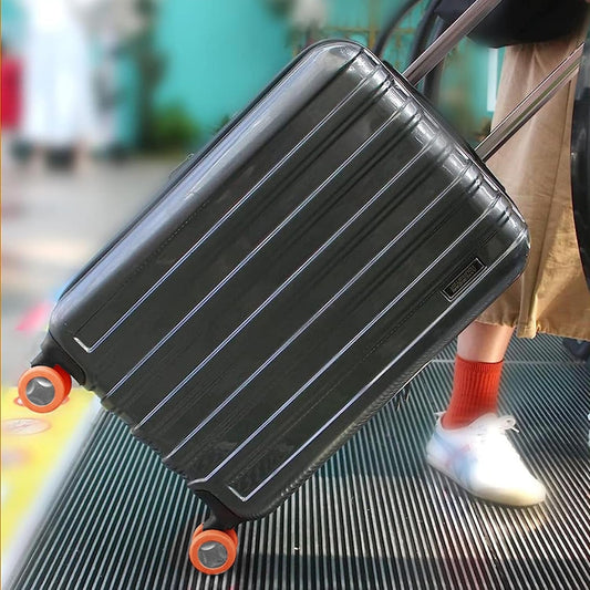 Luggage Wheel Covers, 8 Pcs Luggage Wheel Covers For Suitcase, Reduce Noise For Travel Luggage Suitcase, Silicone Suitcase Wheels Cover, For Protect Suitcase Wheels (8 Pcs) - infinityexculsivestore.com