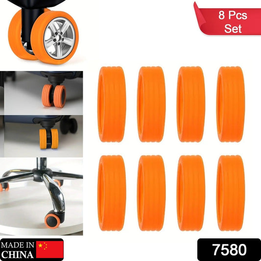 Luggage Wheel Covers, 8 Pcs Luggage Wheel Covers For Suitcase, Reduce Noise For Travel Luggage Suitcase, Silicone Suitcase Wheels Cover, For Protect Suitcase Wheels (8 Pcs) - infinityexculsivestore.com