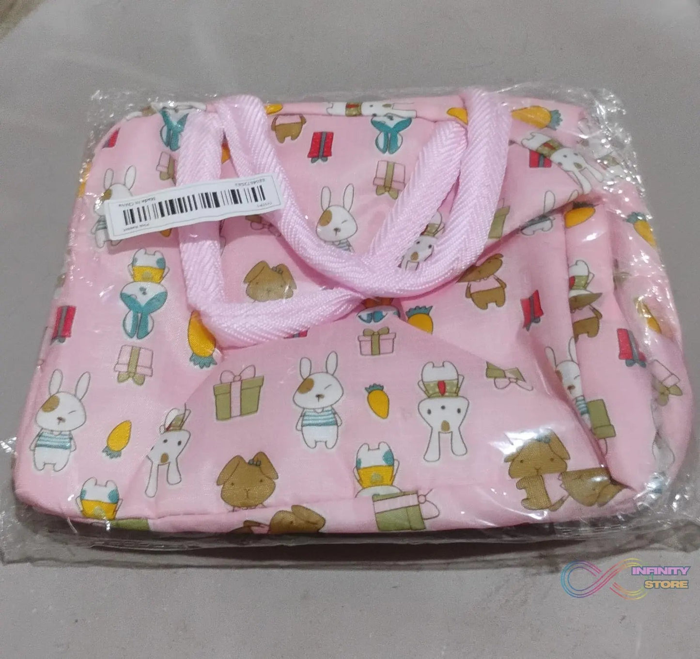 Lunch Box Bag for Women Men Insulated Lunch Bag With Zipper (1 Pc / Mix Color) - infinityexculsivestore.com