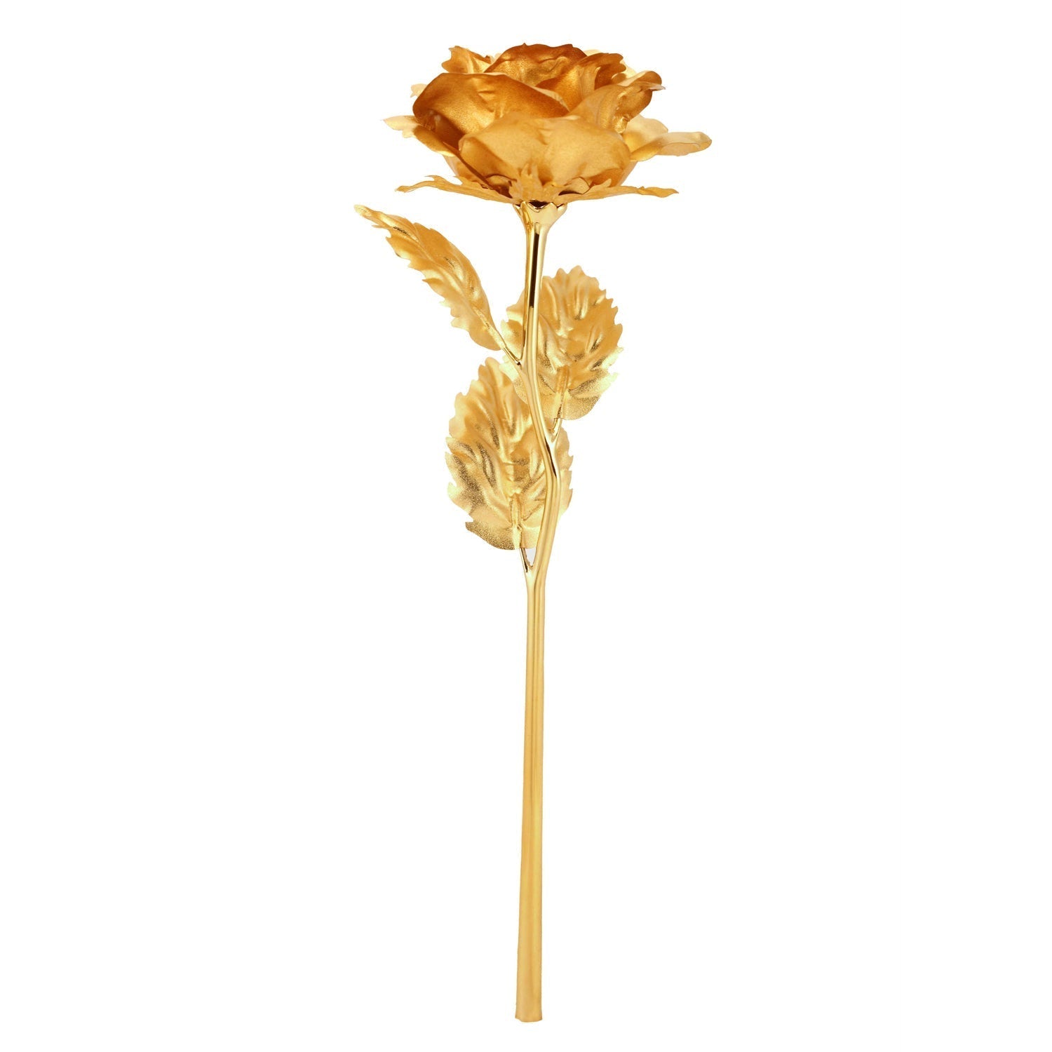 Luxury Decorative Gold Plated Artificial Golden Rose with Premium Box - infinityexculsivestore.com