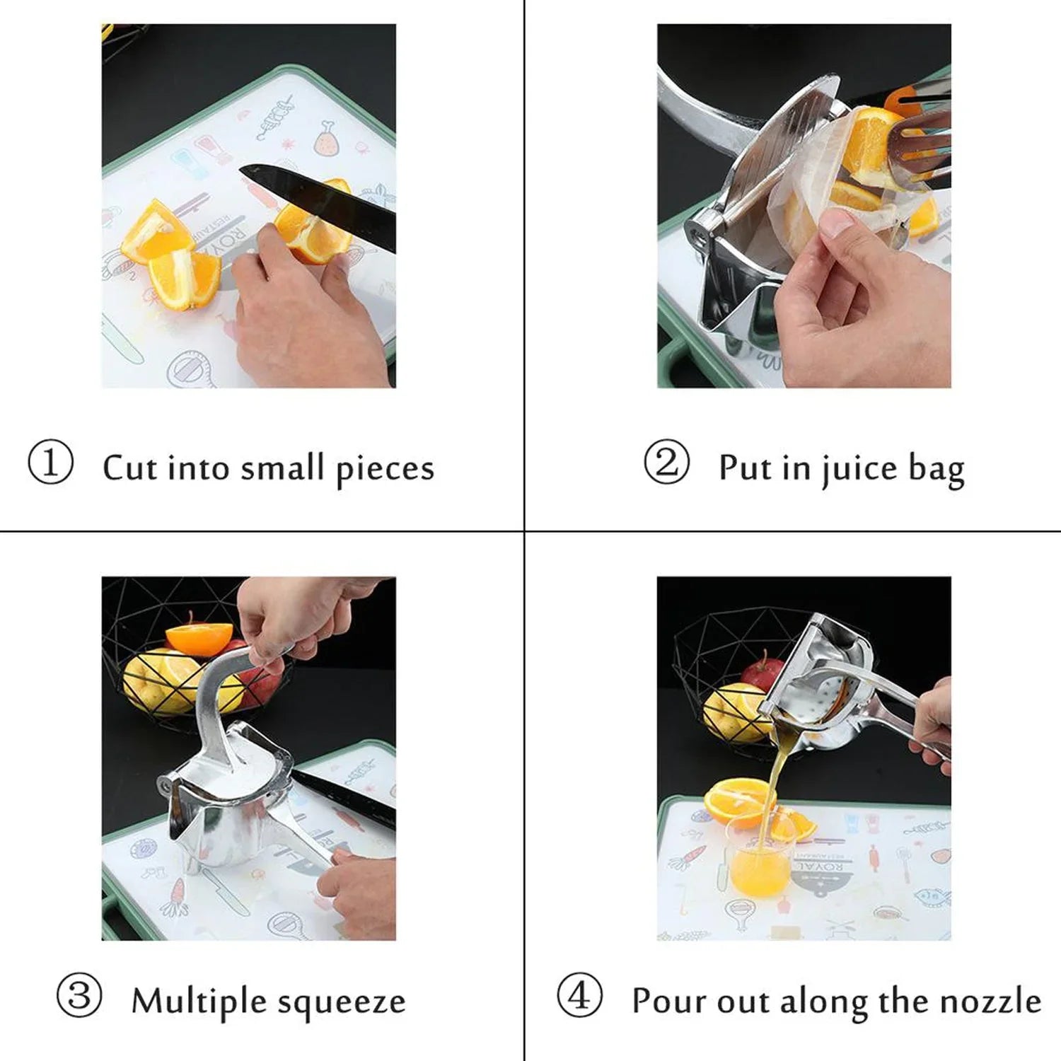 MANUAL ALUMINIUM METAL FRUIT PRESS JUICER - infinityexculsivestore.com