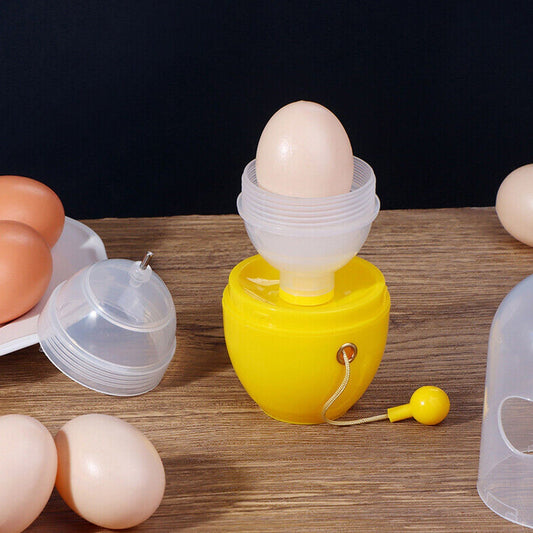 MANUAL EGG PULLER SCRAMBLER HOUSEHOLD WHITE EGG YOLK MIXER KITCHEN TOOL MIX MANUAL SCRAMBLER CONVENIENT WITHOUT BREAKING EGGS. - infinityexculsivestore.com