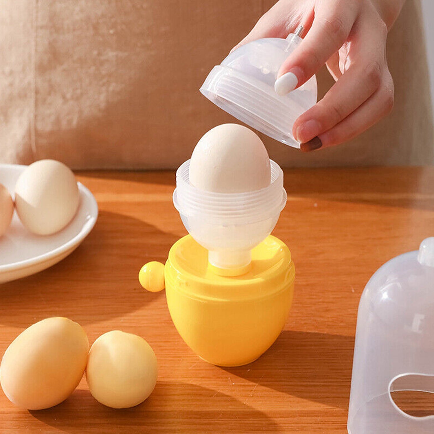 MANUAL EGG PULLER SCRAMBLER HOUSEHOLD WHITE EGG YOLK MIXER KITCHEN TOOL MIX MANUAL SCRAMBLER CONVENIENT WITHOUT BREAKING EGGS. - infinityexculsivestore.com