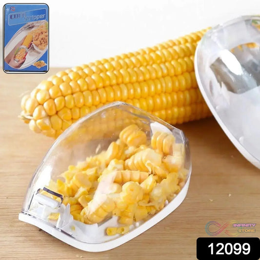 Magic Plastic with Steel Blades Corn Remover Kernel Stripper (1 Pc) - infinityexculsivestore.com