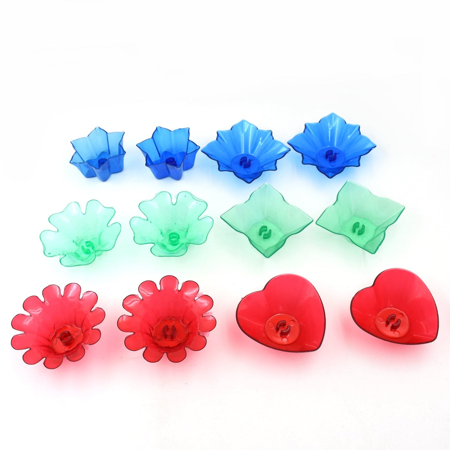 Magical Reflection Diya Set with 6 Attractive Design Cup Set Of 12 Pieces - infinityexculsivestore.com