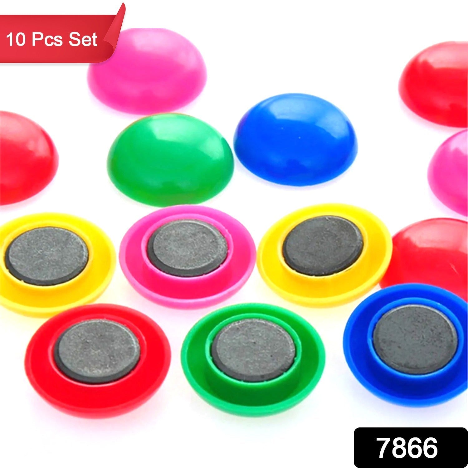 Magnet Button Durable Magnetic Button Children Experiment Magnet Set || Magnet Toy Sets Round Shaped Magnet Set ( Set of 10 ) - infinityexculsivestore.com
