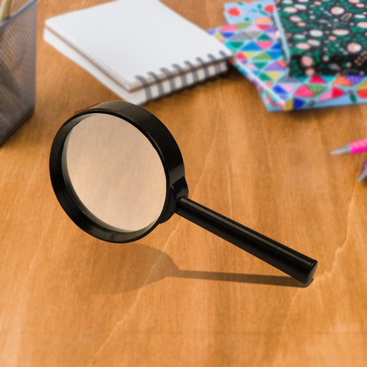 Magnifying glass Lens - reading aid made of glass - real glass magnifying glass that can be used on both sides - glass breakage - proof magnifying glass, Protect Eyes, 50 mm - infinityexculsivestore.com