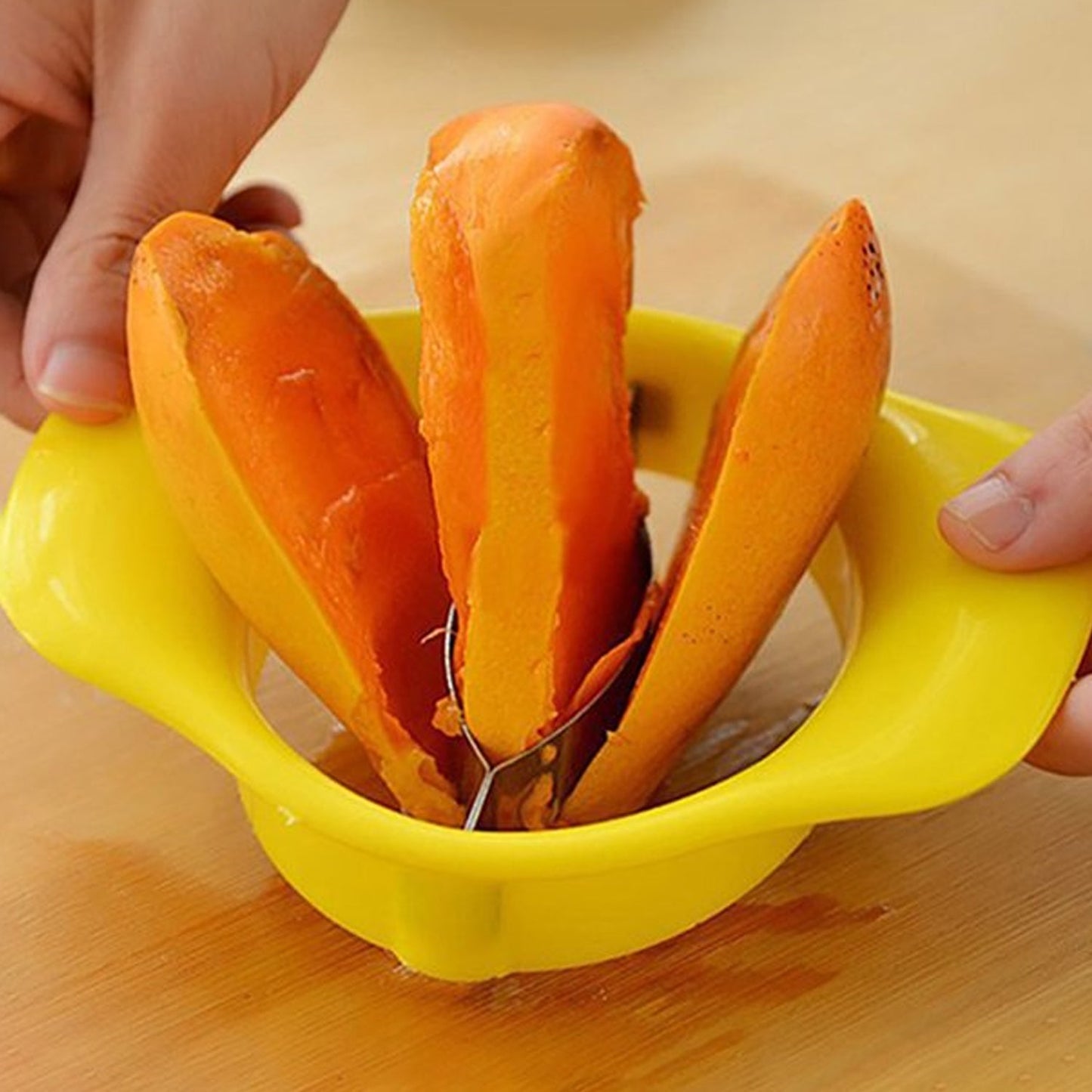 Mango Cutter Chopper Slicer Tool Slicing Machine Stainless Steel Blade Mango Cutter - infinityexculsivestore.com