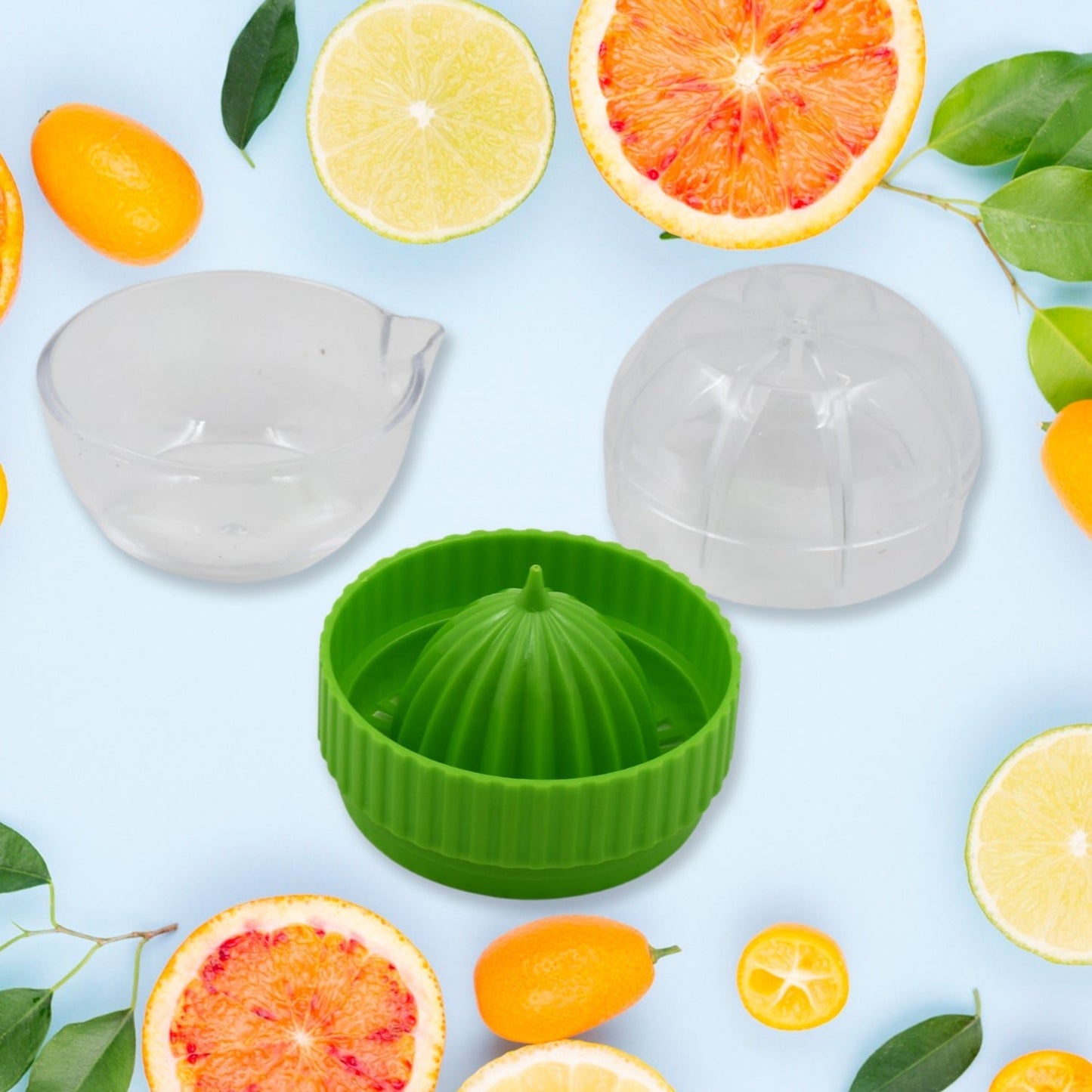 Manual Drink Orange Lemon Citrus Lime Fruit Juice Juicer Squeezer, BPA Free, Press & Pourer With Lid Plastic Manual (1 Pc) - infinityexculsivestore.com