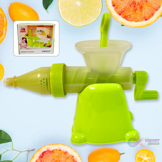 Manual Juicer Modern Plastic Fruit and Vegetable Juicer (1 Pc / Bowl Not Included) - infinityexculsivestore.com
